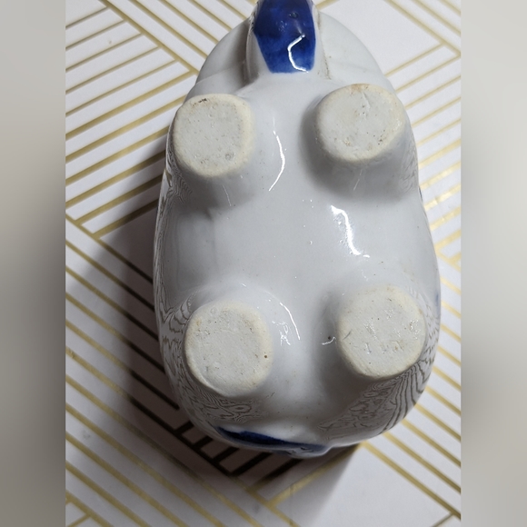 Beautiful Porcelain 3" x 5" Elephant Trinket Box Catch All Elephant Figurine... - Picture 8 of 10